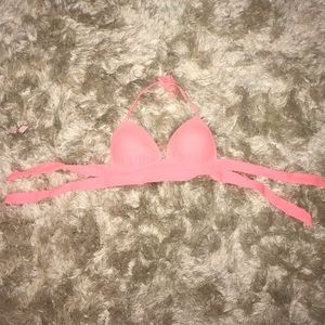 Aerie pink bikini top